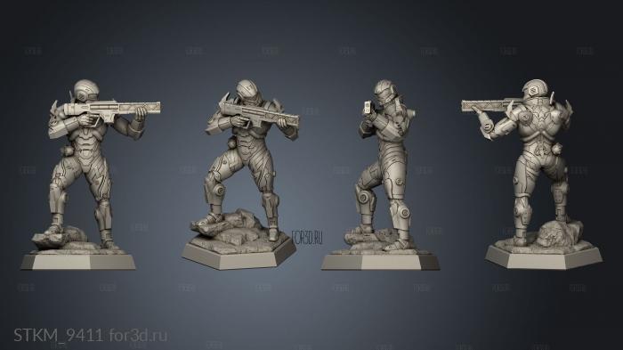 Marines Marine stl model for CNC