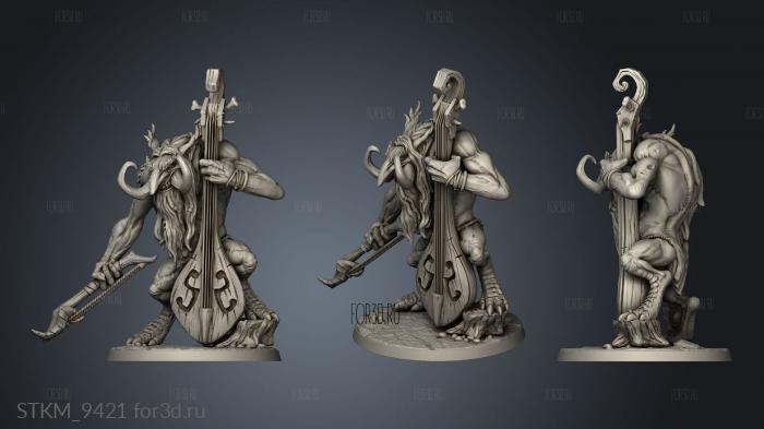 Rock Trolls Zukki the Cellist Troll stl model for CNC