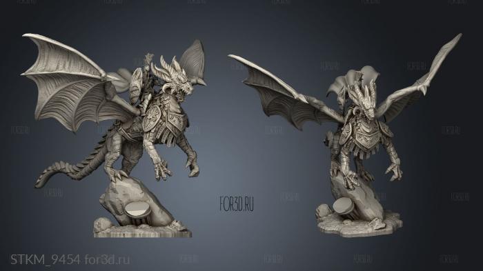 Fantasy Sancast dragon knight Stormdrake Guard stl model for CNC