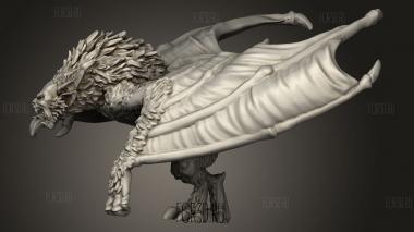 Гигантская Летучая Мышь 3d stl модель для ЧПУ