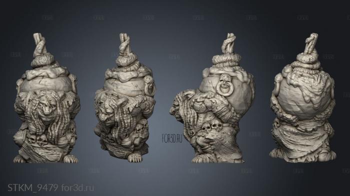 Hag Troll stl model for CNC
