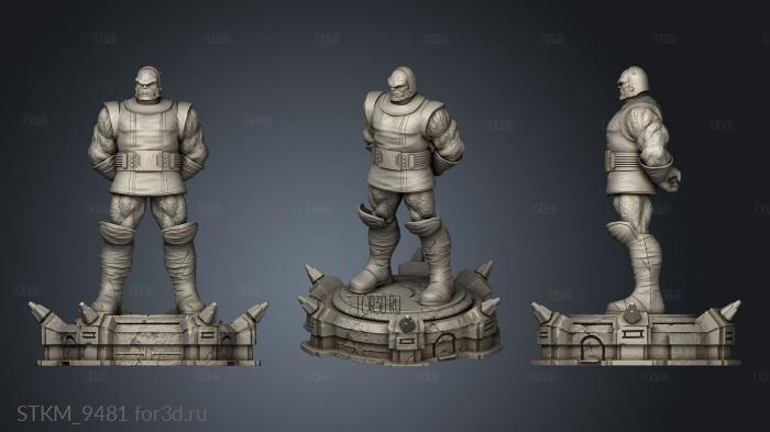 Darkseid base stl model for CNC