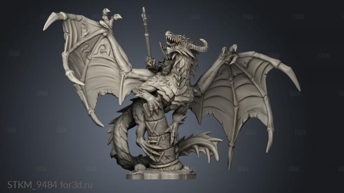 Dragon stl model for CNC