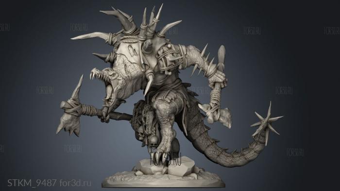 The Sekhaton Tribe Reaver stl model for CNC