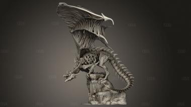 Ледяной Змей-Нежить-Дракон 3d stl модель для ЧПУ