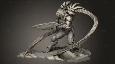 Киборг 3d stl модель для ЧПУ