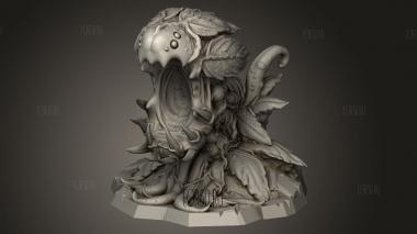 РАСТЕНИЕ-МОНСТР,ДЕТКА 3d stl модель для ЧПУ