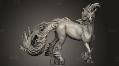 Поставь Кирин Рог 3d stl модель для ЧПУ