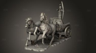 Греческий Лучник из Колесницы 3d stl модель для ЧПУ
