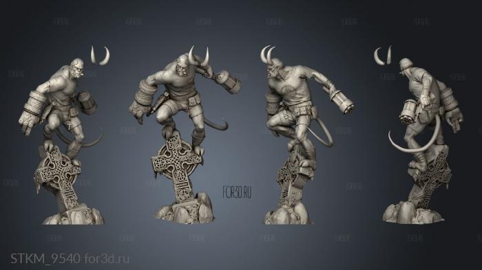hellboy Hellboy stl model for CNC