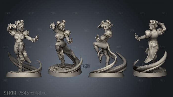Halflings Exotic Airlie halfling monk stl model for CNC