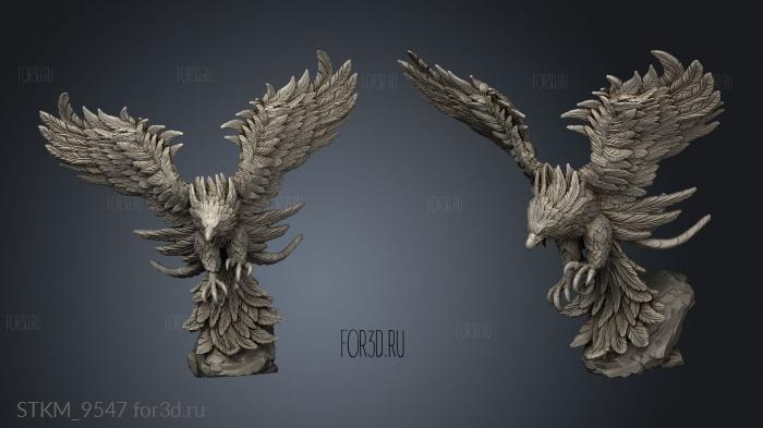 hawk stl model for CNC