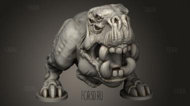Гончая 3d stl модель для ЧПУ