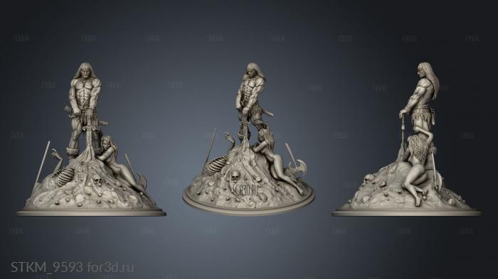 Conan stl model for CNC