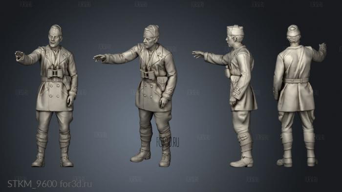 Italian Tank Crew stl model for CNC