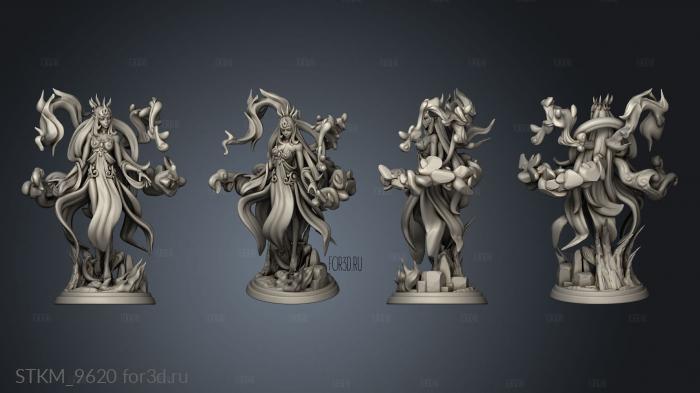 Genasi Queen stl model for CNC