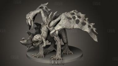 Зомби-Дракон 3d stl модель для ЧПУ