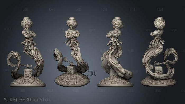 Djinn stl model for CNC