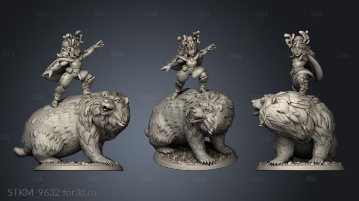 Gnome Druid stl model for CNC