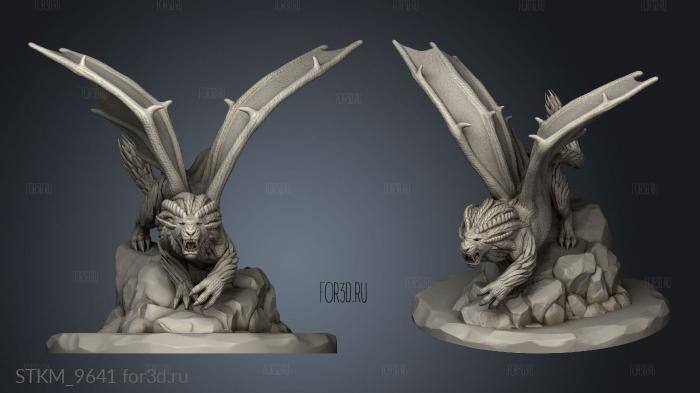 Dragonlionne stl model for CNC