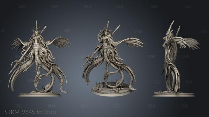 Kingdom The Depth Syrens Lal Elsis Syren Queen stl model for CNC