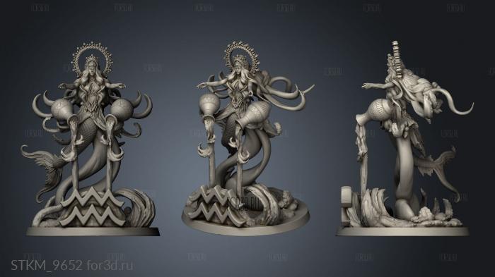 Western Zodiacs Aquarius stl model for CNC