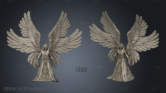 Deadly Sins Corrupted Seraphim stl model for CNC