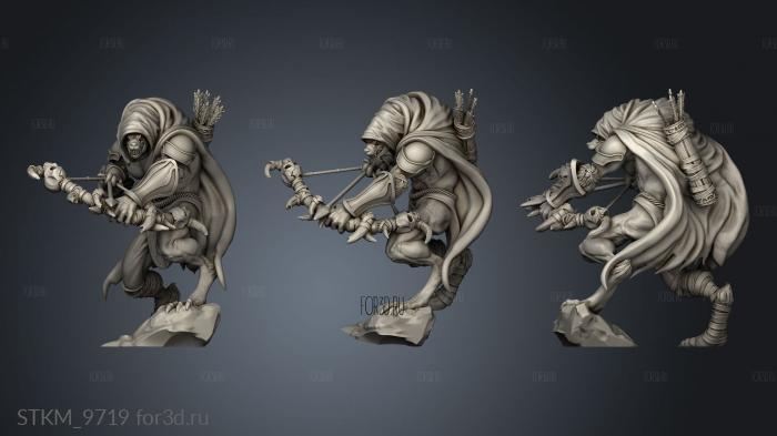 Gnolls Archer stl model for CNC