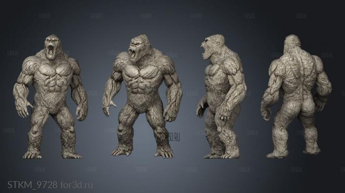 Kong King stl model for CNC