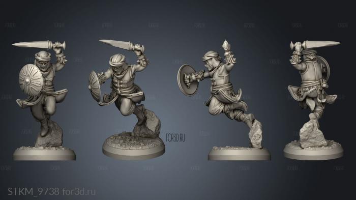 harsan Satrapies Pharsan Soldiers Male stl model for CNC