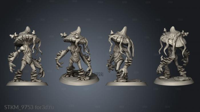 Into The Woods Monsters Myconid stl model for CNC