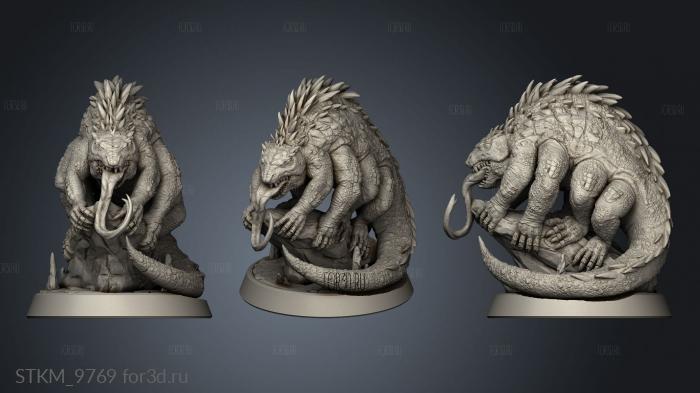 Exp ion to the Underworld Basilisk stl model for CNC