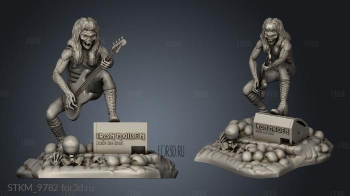 iron maiden stl model for CNC