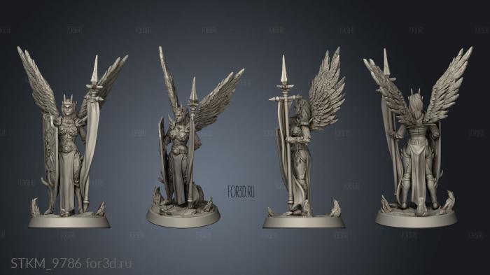 Light in the shadow Erinyes stl model for CNC