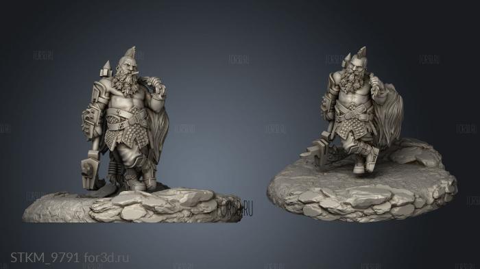 Magma lords The Embergut Giantbane Brothers ly Hero stl model for CNC