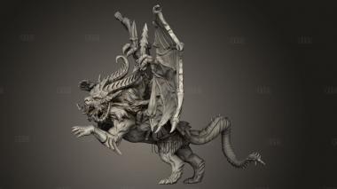 Воин Мантикоры 3d stl модель для ЧПУ