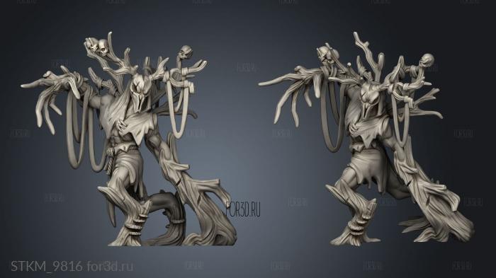 Into The Woods Monsters Wendigo stl model for CNC