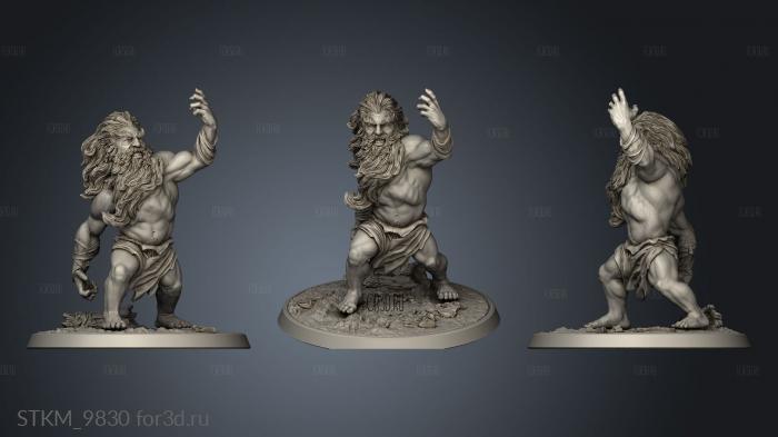 Oasis Angry Spriggan stl model for CNC