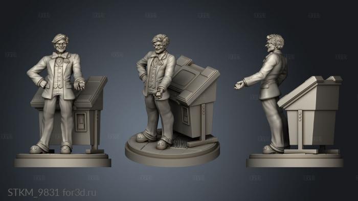 Arcade Murderville Master stl model for CNC