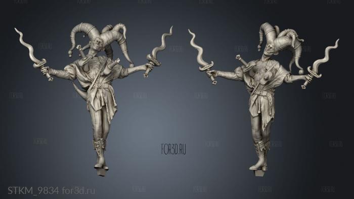 Jester Male stl model for CNC