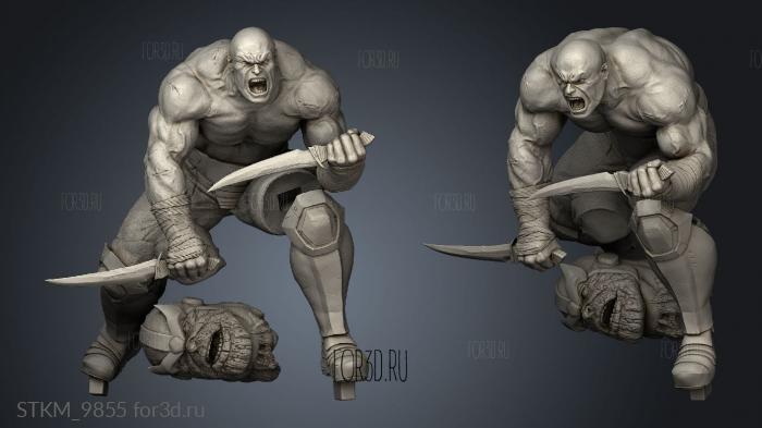 rax the Destroyer Drax stl model for CNC