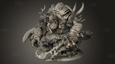 ЧУМНОЙ ДЕМОН Нургла 3d stl модель для ЧПУ