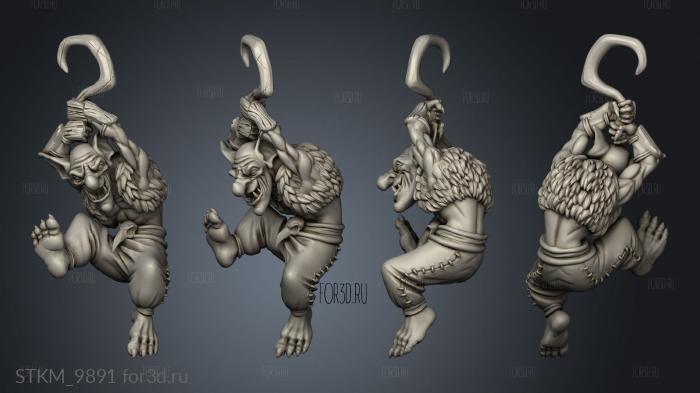 Kingdom Thamarya Ent WIP Goblins Goblin stl model for CNC