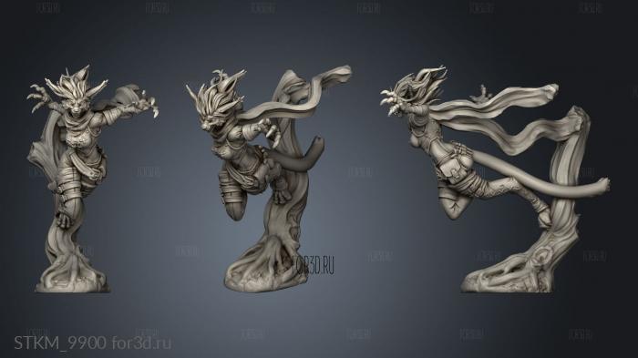 Tabaxi Caravan Assassin stl model for CNC