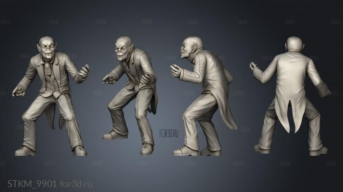 Vampires nosferatu stl model for CNC