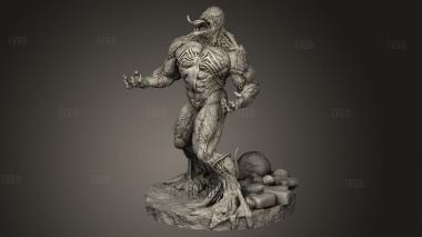Ядовитая статуя 3d stl модель для ЧПУ