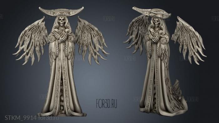 Angel Death stl model for CNC