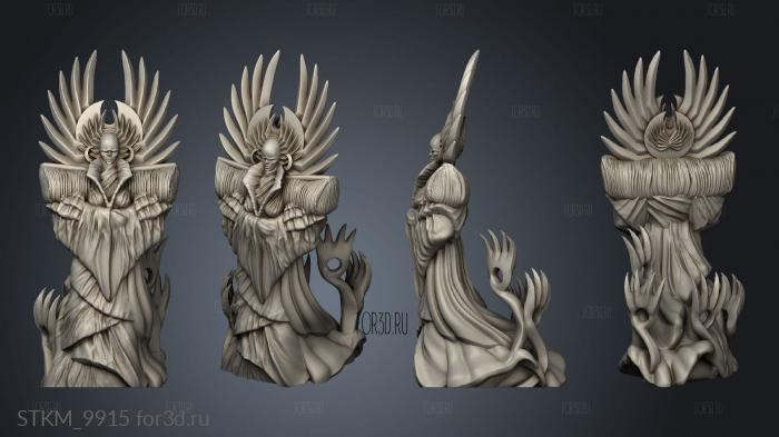 Queen Torment stl model for CNC