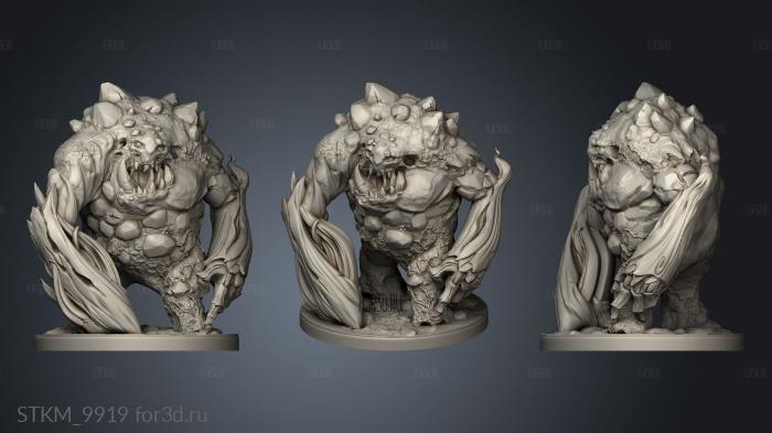 The Darkest Hour Throwback Earth Golem Golem Multi stl model for CNC