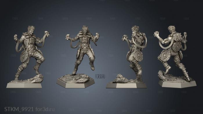 Nu Wasteland Anarchic Miner stl model for CNC